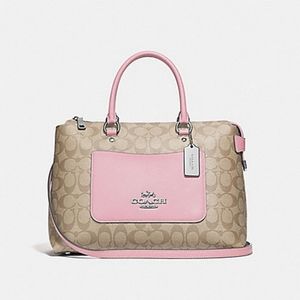 Coach Emma Satchel in Pink